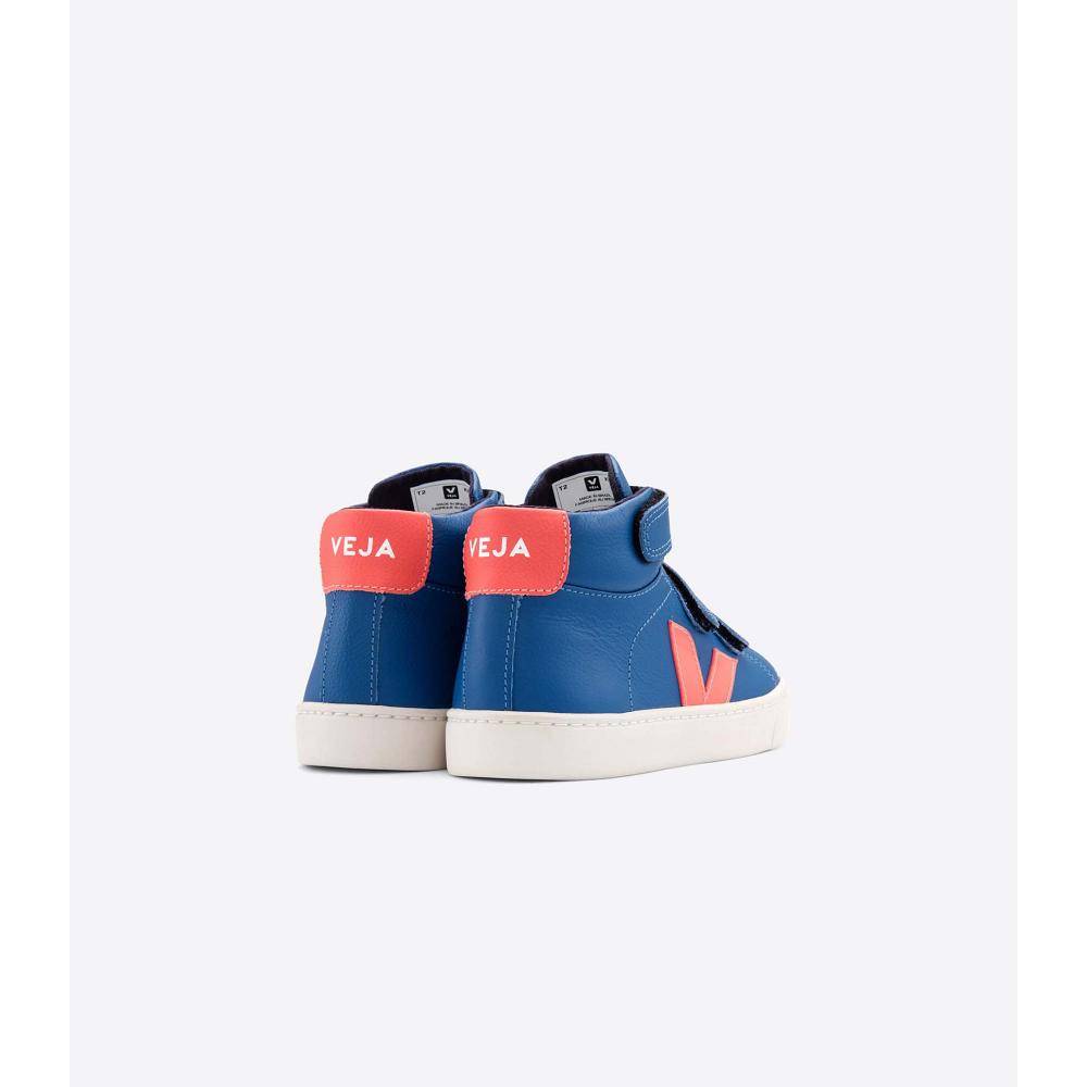 Veja ESPLAR MID CHROMEFREE Kids' High Tops Blue | CA 680OKI